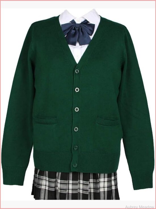 Sweaters - Women's Cardigan V-Neck Button Down Knit Sweater with Pockets